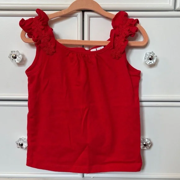 Janie and Jack Ruffle tank top - Picture 2 of 6